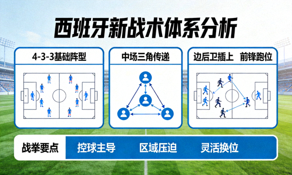 西班牙新战术体系分析示意图